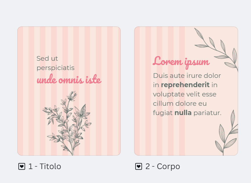 Carosello Floreale - template Canva